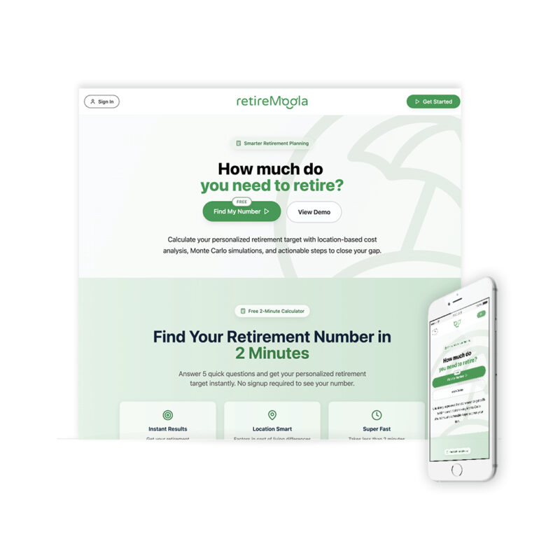 RetireMoola: Financial Planning SaaS